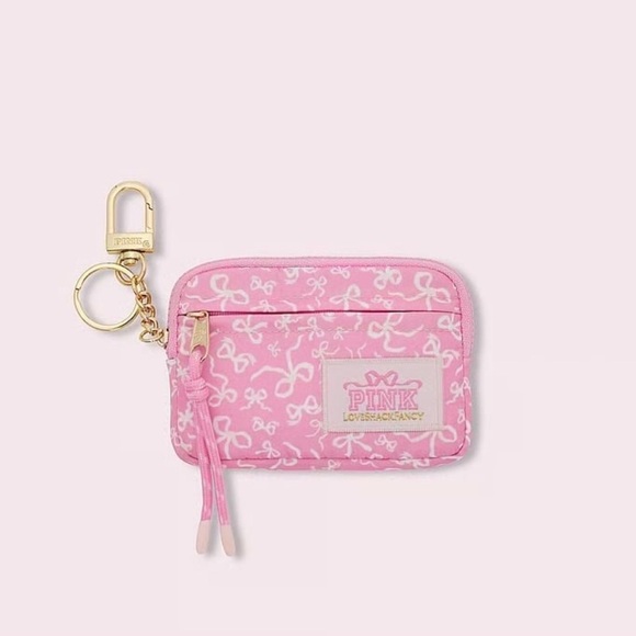 PINK Victoria's Secret Handbags - PINK X Loveshackfancy tossed bows card holder